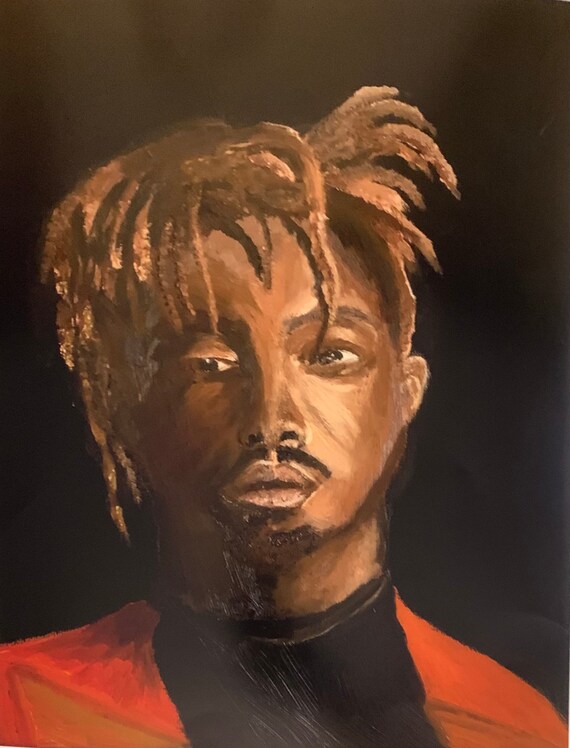 Juice Wrld Painting Poster Print Original Oil Painting 11x14 Etsy
