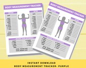 Body Measurement Tracker- Female Purple