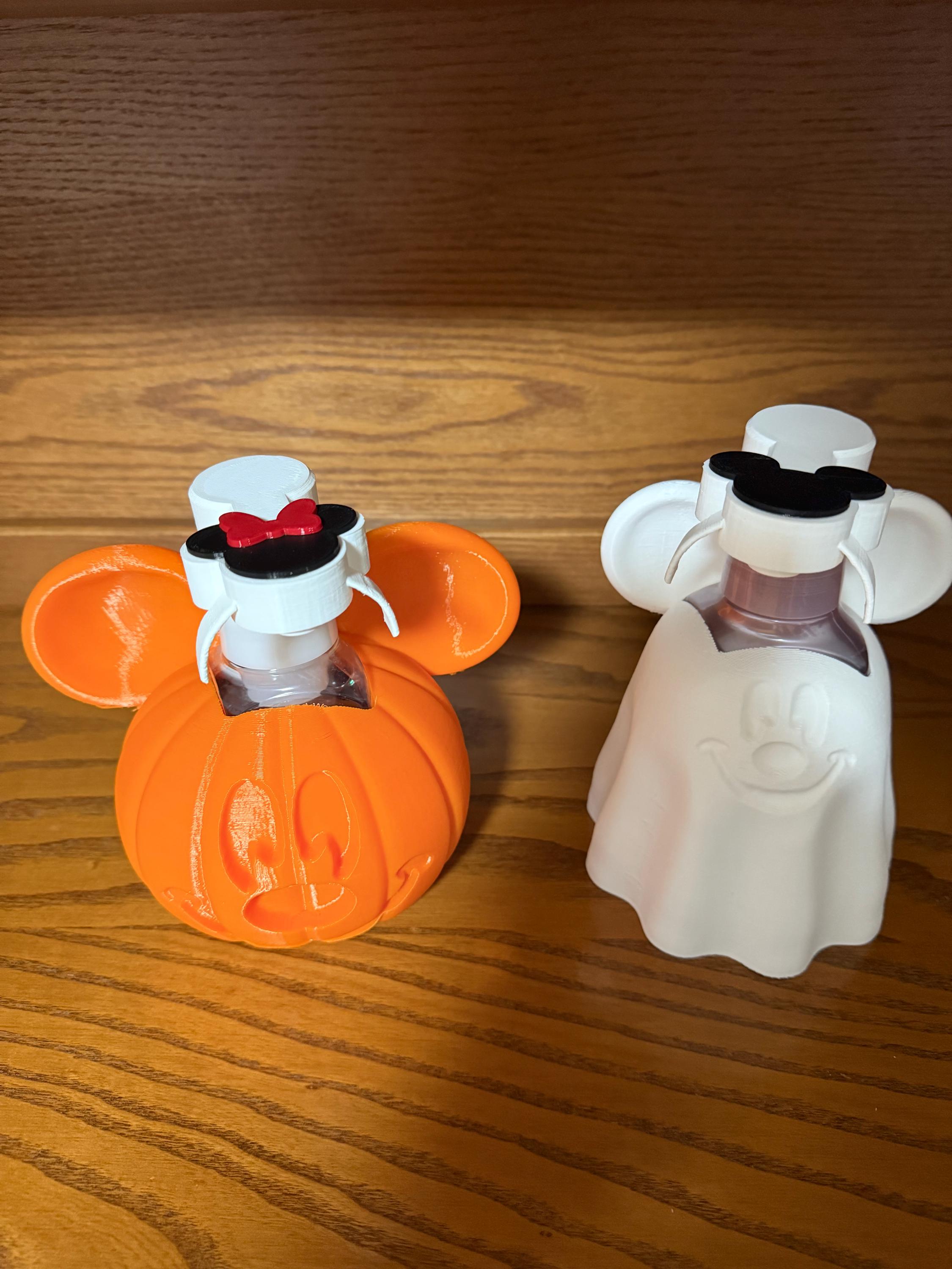 3D Printed Mickey Mouse Pumpkin or Ghost Bath & Bodyworks Foaming