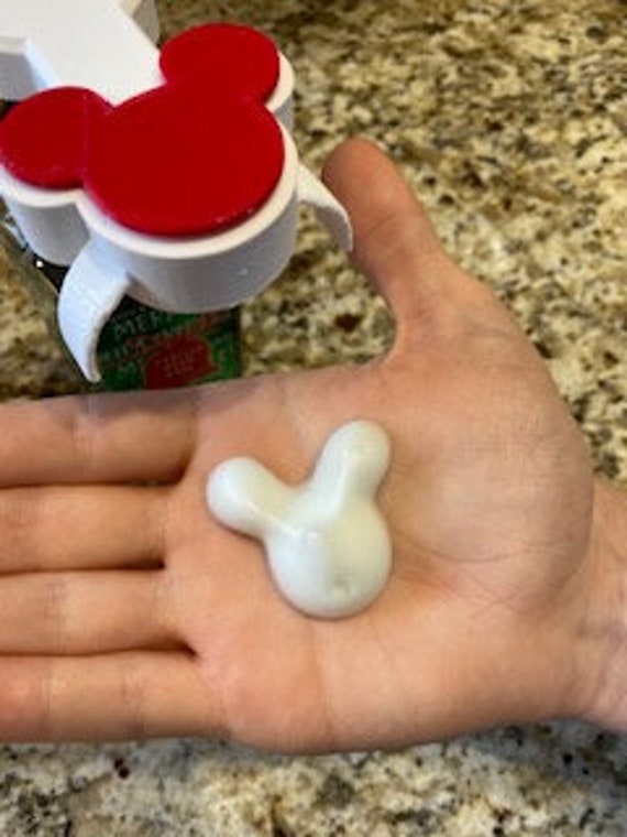 3D Printed Disney Mickey Head Soap Dispenser Adapter - Etsy