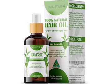 Rozemarijn haarolie, natuurlijke kruidenhaarverzorging, 100 ml of 200 ml