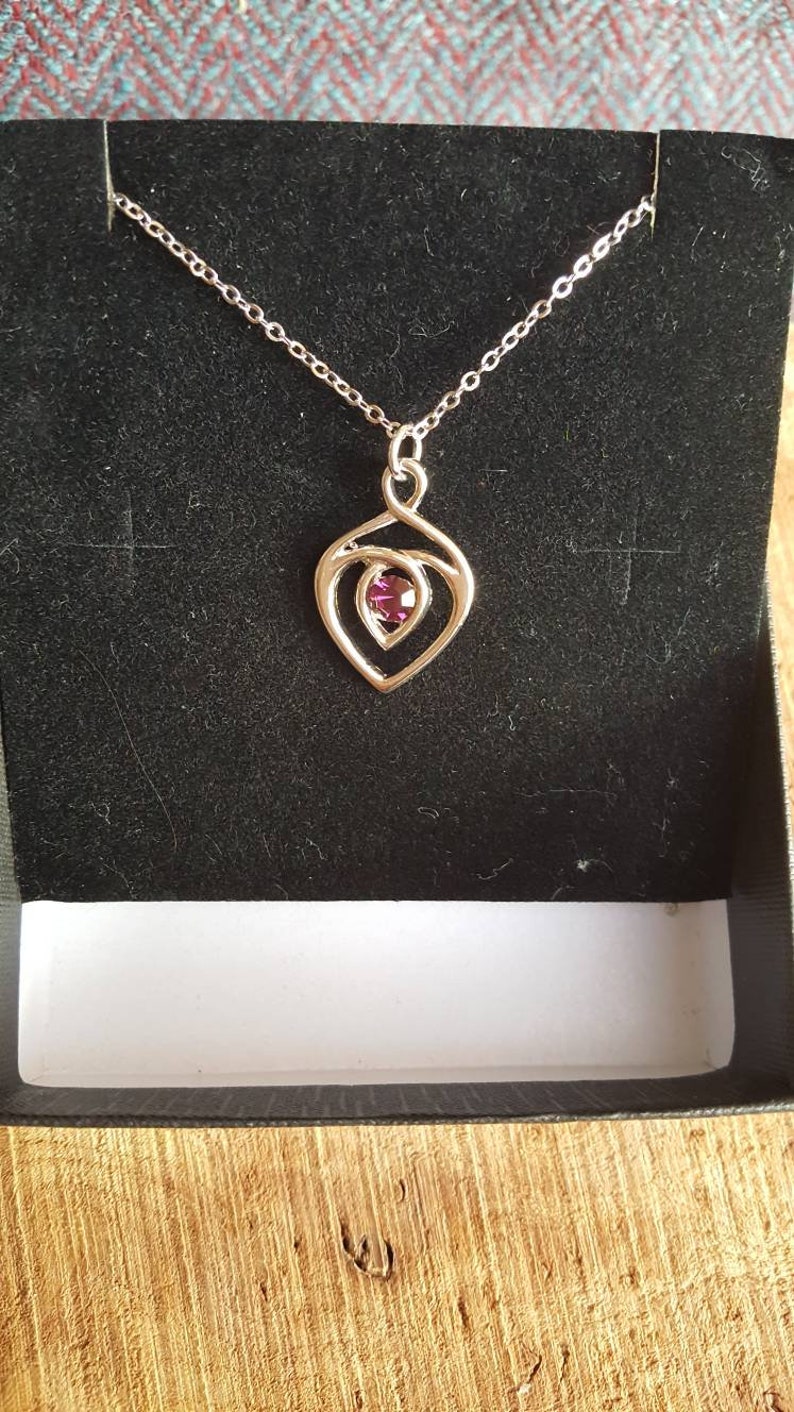 Celtic Heart Pendant and Necklace