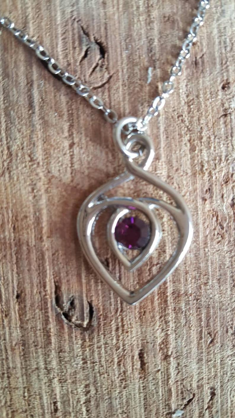 Celtic Heart Pendant and Necklace