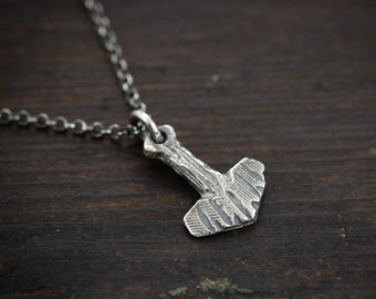 Mjolnir pendant, Viking jewelry, Thors War hammer pendant necklace,Gift for him, Boyfriend boyfriend gifts, Norse jewelry, mens gift