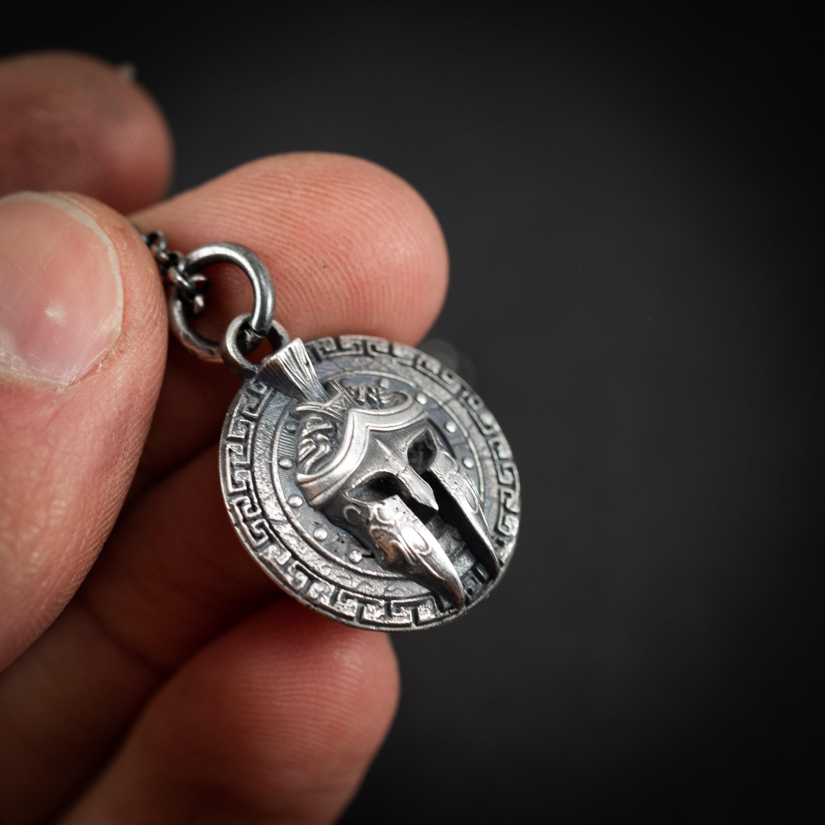 Spartan Helmet Pendant | Mount Olympus - Le Mont Olympe