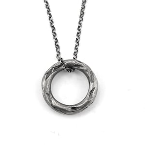 Mens circle silver pendant necklace, Rustic Silver necklace, Circle  Minimalist jewelry, Handmade Silver jewelry, Unique Gift for men