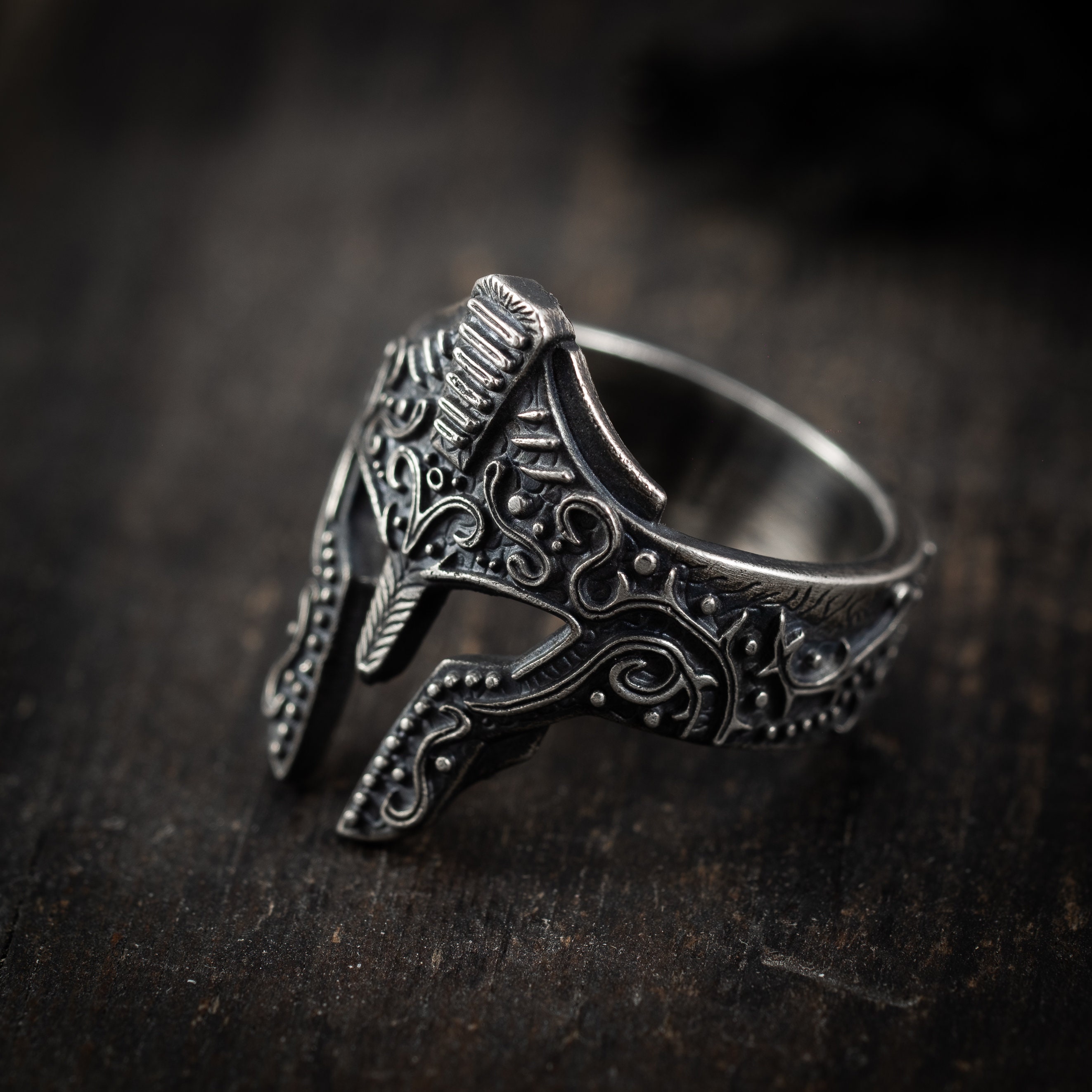 Embrace the legacy of ancient warriors and ignite your adventurous side  with the Greek Knight Helmet Ring. Whether you seek to make a bol... |  Instagram