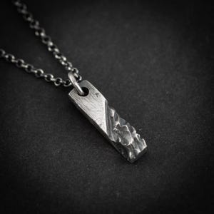 Handmade Rustic men's necklace Jewelry, Gift for him, Mens gift, Boyfriend gift, Husband gift, Gift for him, brutalist jewelry image 3