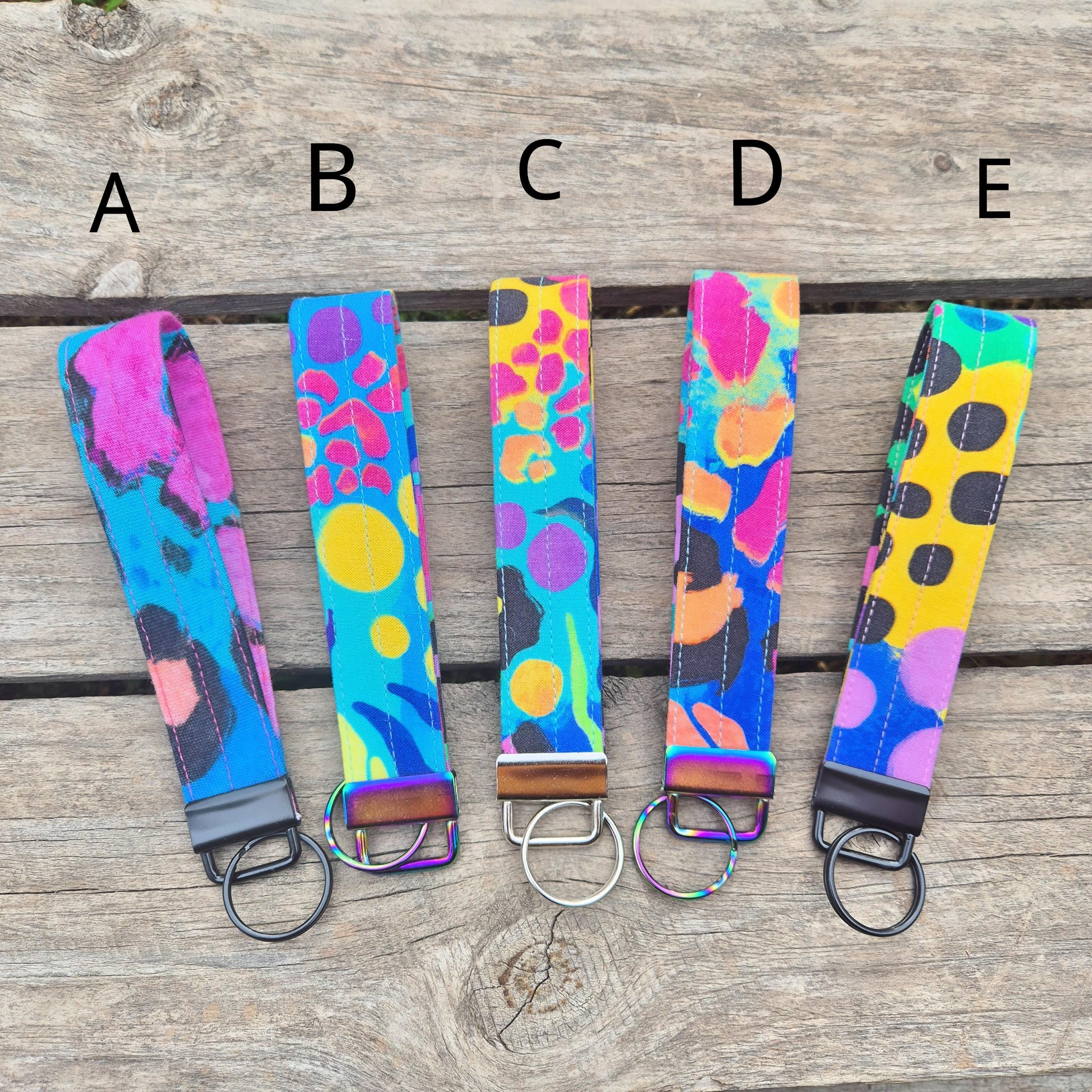 Kasey Rainbow Key Fobs, Key Chain 25mm. Jen's Corner Shop. - Etsy
