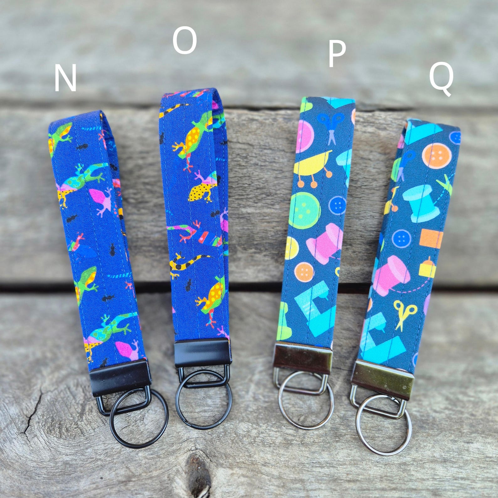 Kasey Rainbow Key Fobs, Key Chain 25mm. Jen's Corner Shop. - Etsy