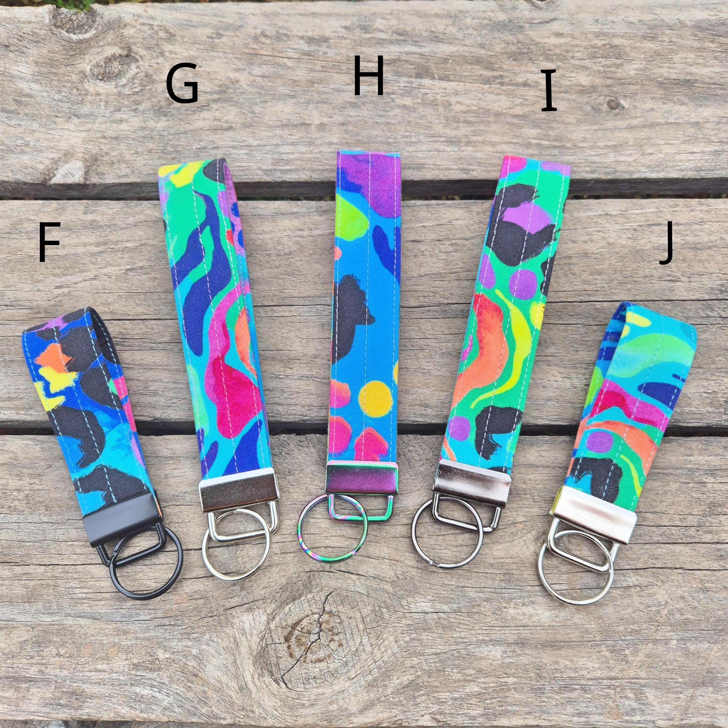 Kasey Rainbow Key Fobs, Key Chain 25mm. Jen's Corner Shop. - Etsy