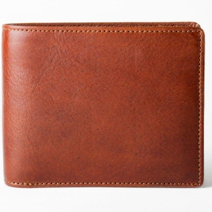 Cartera plegable de cuero genuino Blackwood con tarjetero abatible en caja de regalo