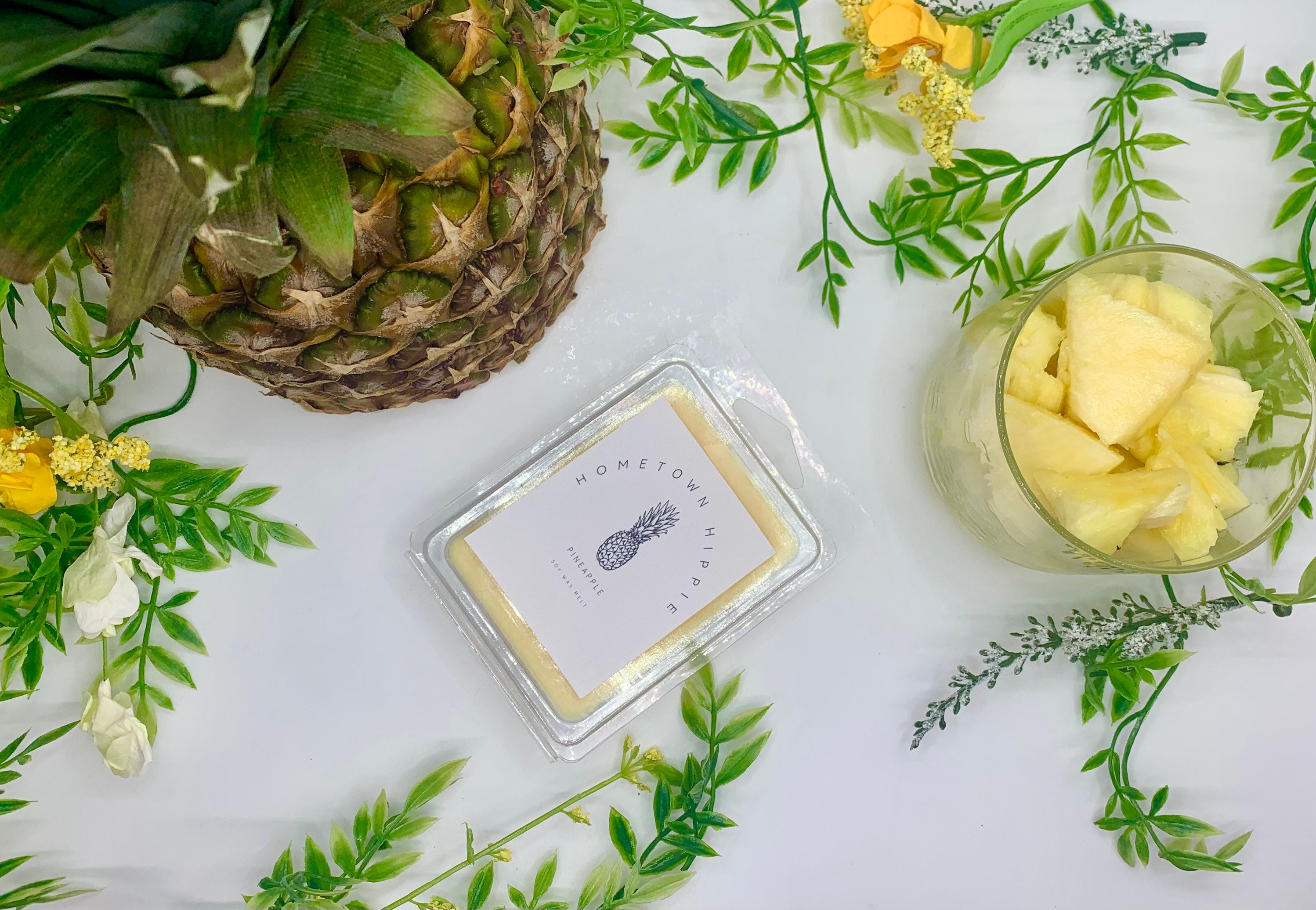 Tropical Pineapple Candle Citrus Pineapple Scented 2.4 Etsy