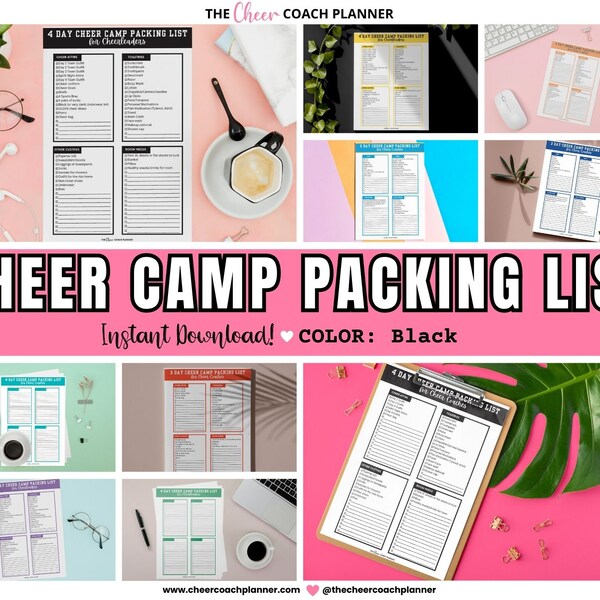 Cheerleading Packing Etsy