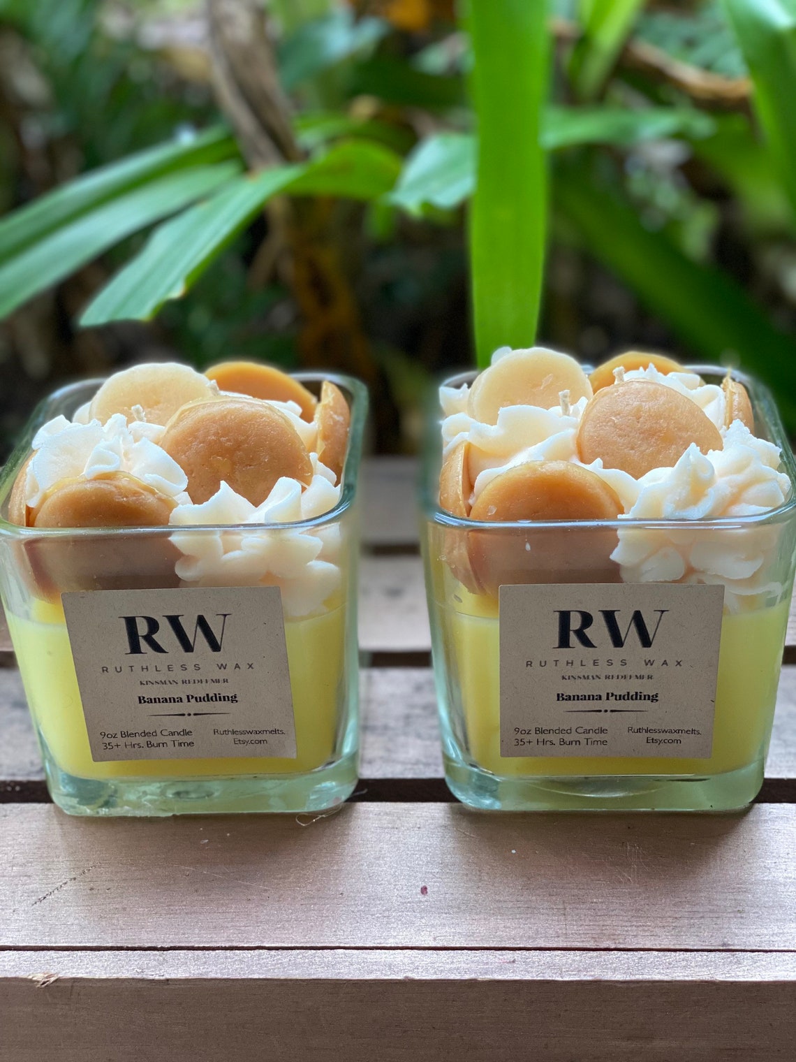 Banana Pudding Candle Etsy