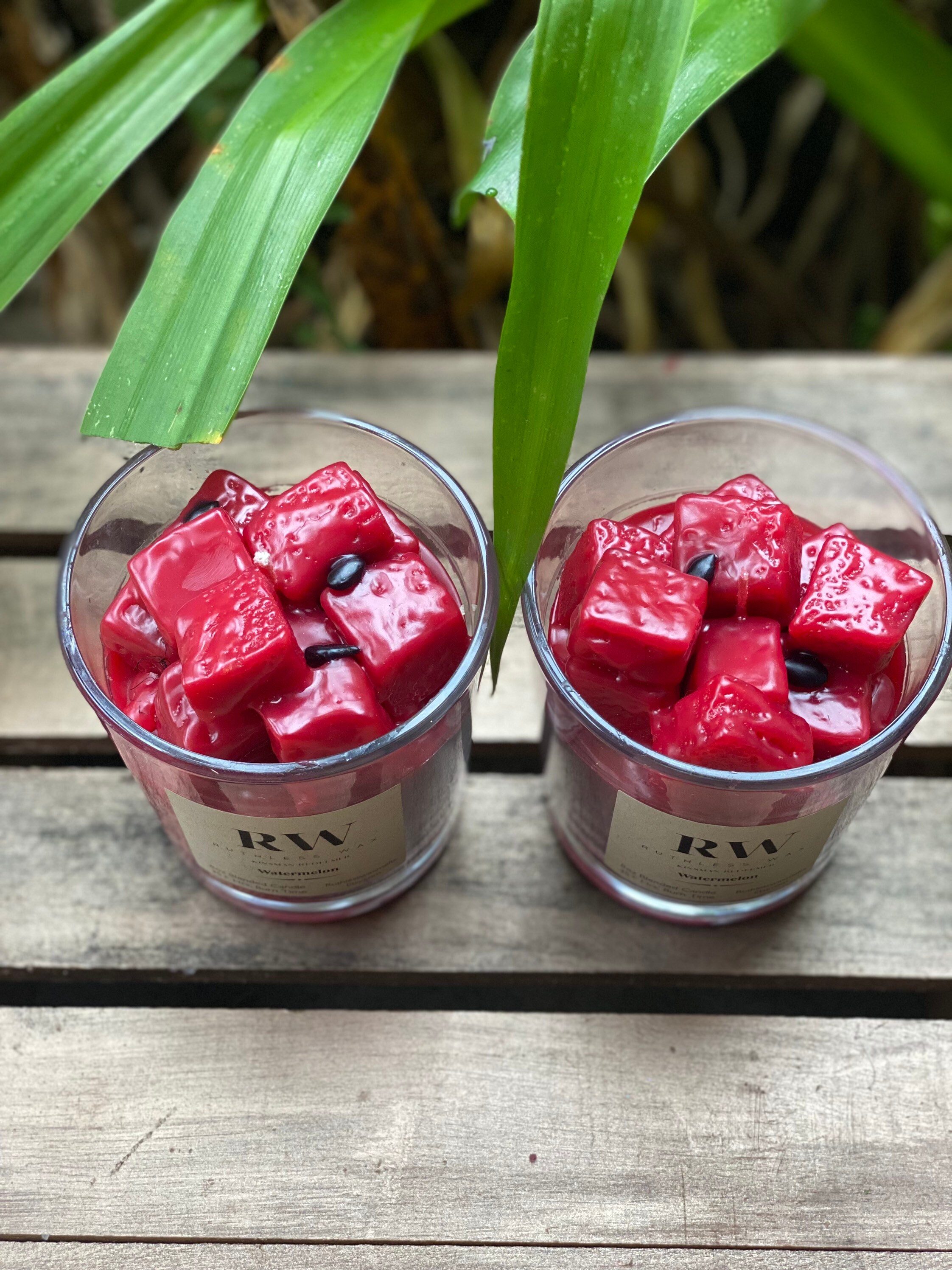 Watermelon Candle Etsy