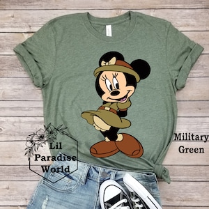 Safari Minnie Mouse Shirt,Animal Kingdom Outfit,Minnie Mouse Shirt,Disney Safari Shirt,Disney Group Shirt,Disney Family Shirt,Safari Party