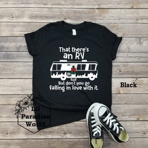 That There&#39;s An Rv But Don&#39;t You Go Falling In Love With It Kids Shirt-Funny Christmas Shirt-Family Vacation-Rv Christmas -Louisiana Shirt
