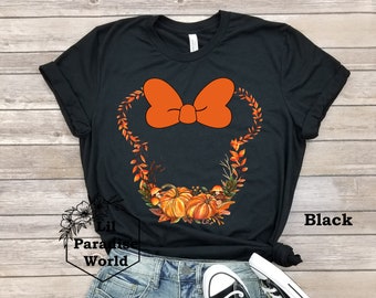 Minnie Maus Shirt, Disney Halloween Shirt, Minnie Maus, Disney Herbst Shirt, Disney Herbst Shirt, Disney Kürbis Shirt, Herbst Shirts