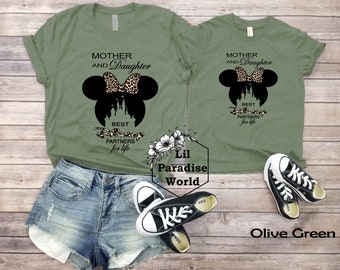 Mother and Daughter Disney Partners For Life Shirt,Matching Animal Kingdom  Shirt,Disney Mommy And Me Shirts,Disney Mother and Daughter Shirt