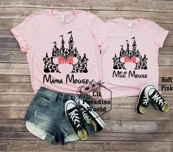 Disney World Minnie Mouse Mommy And Me Mom And Daughter Vk Disney