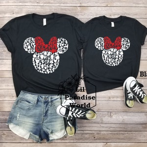Silhouette Minnie Mouse Head Mommy And Me Shirt,Disney Mommy And Me Shirt,Minnie Mouse Shirt,Disney Silhouette Shirt,Disney Princesses Shirt