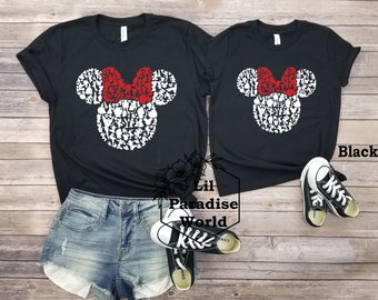 Silhouette Minnie Mouse Head Mommy And Me Shirt,Disney Mommy And Me Shirt,Minnie Mouse Shirt,Disney Silhouette Shirt,Disney Princesses Shirt