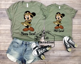 Mommy Safari-Mini Safari Matching Shirt,Matching Animal Kingdom Shirts,Custom Animal Kingdom,Disney Mommy and Me,Personalized Disney Shirts