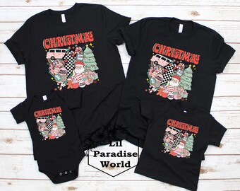Christmas Vintage Bundle Shirt,Christmas Family Shirt,Matching Christmas Shirts,Retro Christmas Shirt,Christmas Vacation Shirt