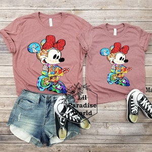 Art Minnie Mouse Matching Shirt,Animal Kingdom Shirt,Minnie Mouse,Disney Characters Shirt,Matching Disney Group Shirt,Disney Family Shirt