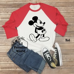 Mickey Mouse Raglan - Etsy