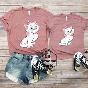 Marie Aristocat Matching Shirt,Disney Aristocat Shirt,Disney Marie Shirt,Disney Magic Kingdom,Disney The Aristocat,Disney Shirt For Women