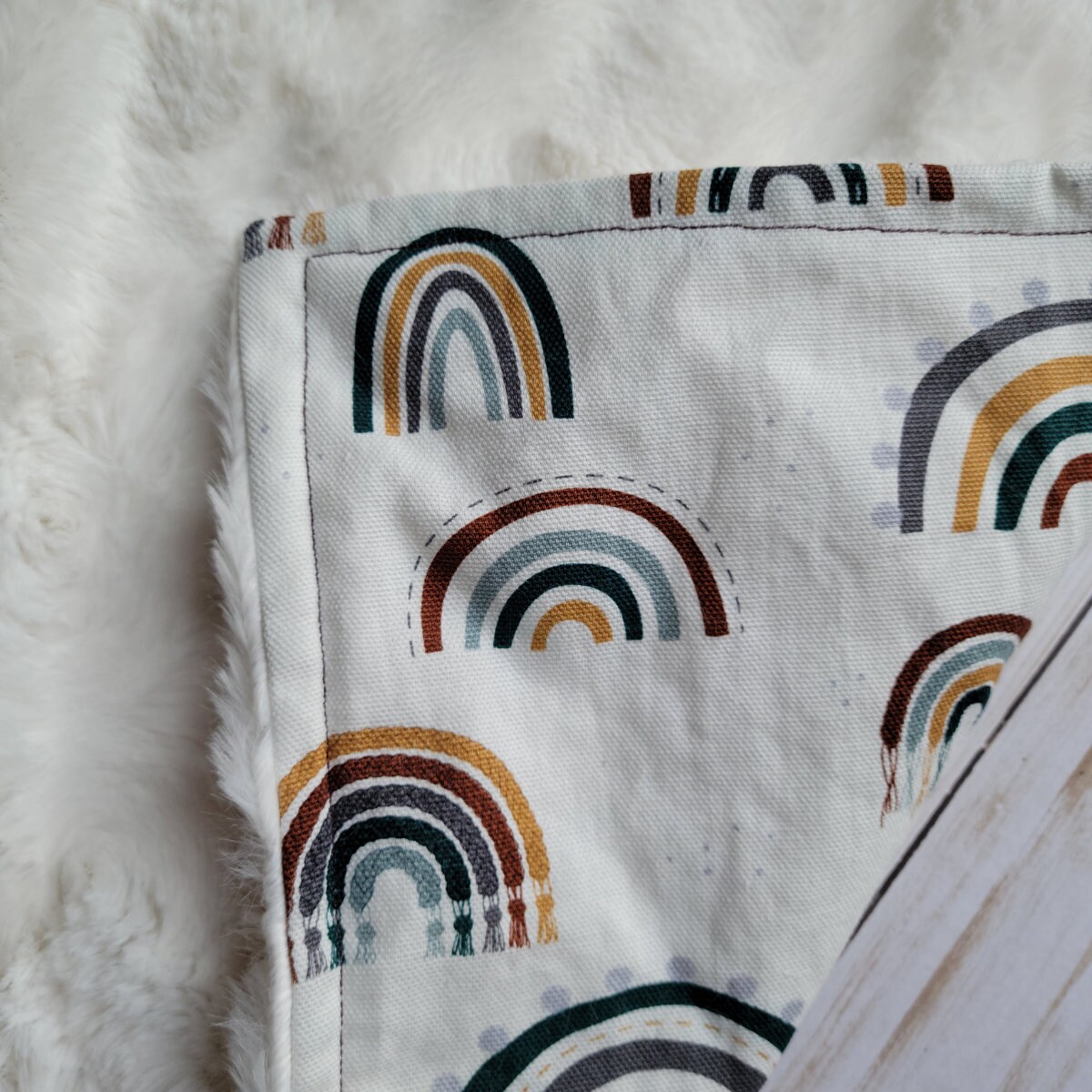 Boho Rainbow Baby Crib Blanket VIntage Blanket Crib Sheet Etsy