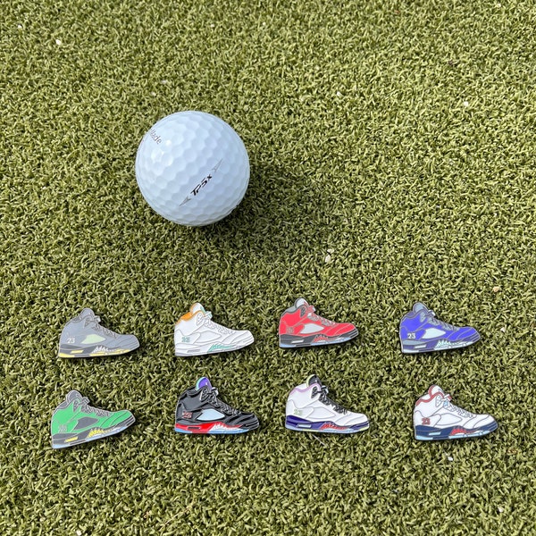 Sneaker inspired Magnetic Golf Ball Marker// AJ5
