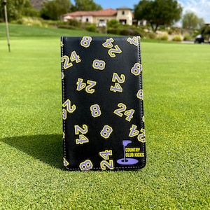 Golf scorecard holder Kobe inspired image 1