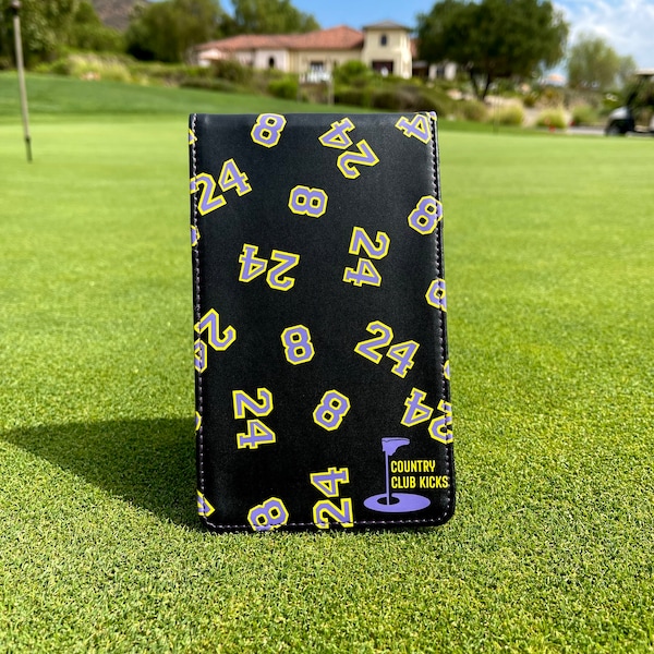 Golf scorecard holder Kobe inspired