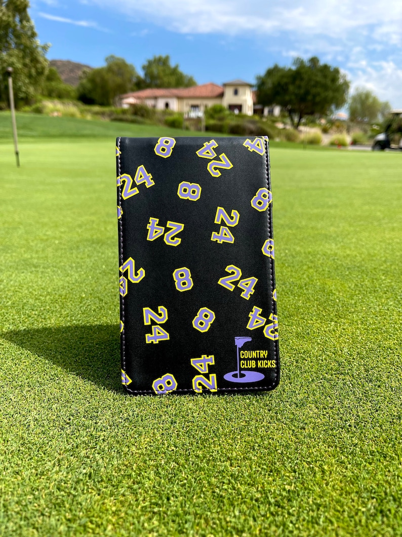 Golf scorecard holder Kobe inspired image 1