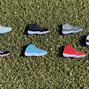 sneaker inspired golf ball marker // AJ11 Design
