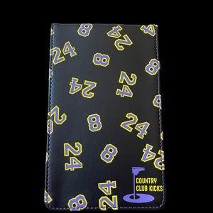 Golf scorecard holder Kobe inspired Black