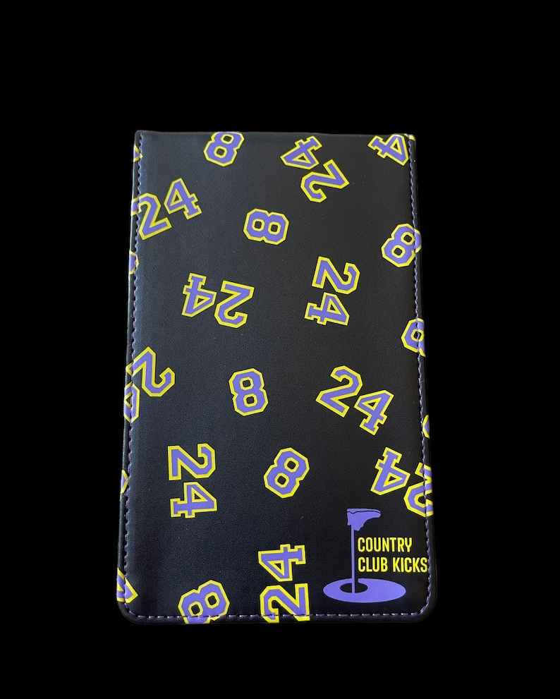 Golf scorecard holder Kobe inspired Black