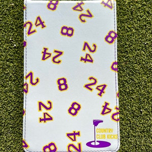 Golf scorecard holder Kobe inspired White