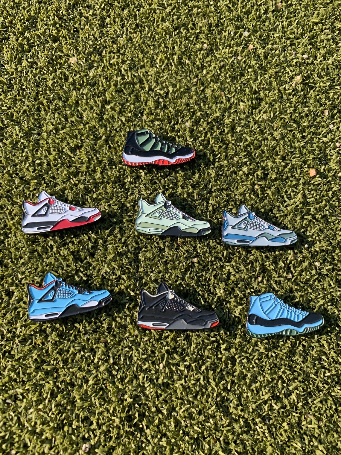 Jordan golf ball markers aj4 aj11 Etsy