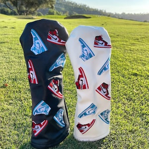 Sneaker inspired golf cover driver, fairway wood, 3 wood cover