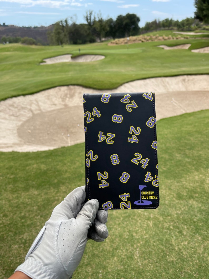 Golf scorecard holder Kobe inspired image 7