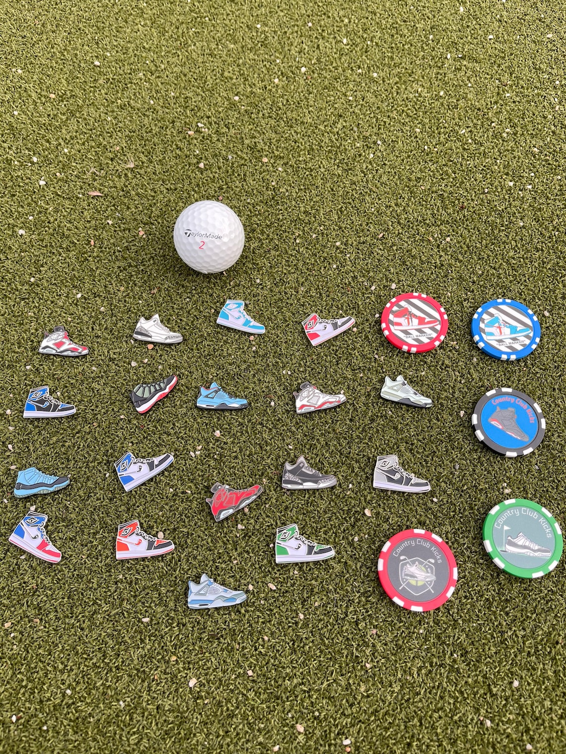Create your own golf ball marker set 6 Etsy