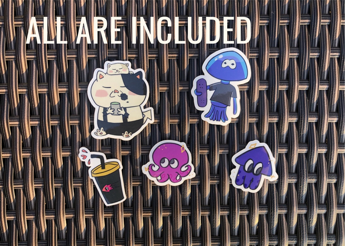 Splatoon Gift Set FREE US SHIPPING Splatoon 2 Christmas Gift Etsy