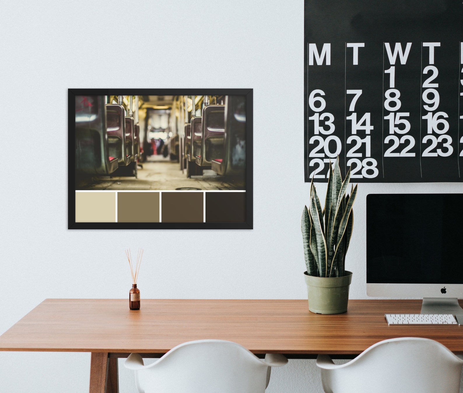 Urban wall art. City scene wall art. City bus print. Urban | Etsy