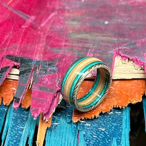 Recycled Skateboard Ring