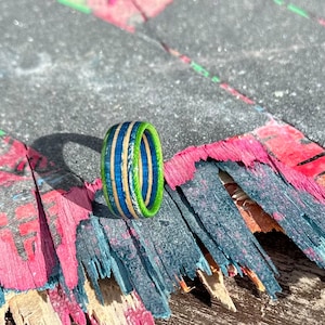 Recycled Skateboard Ring