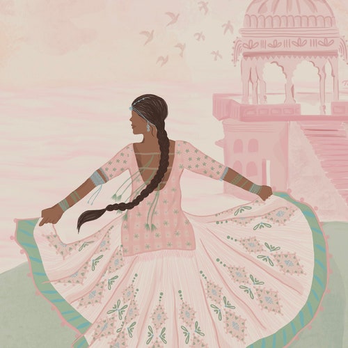 Indian Desi Wall Art Print Poster Najaar Etsy